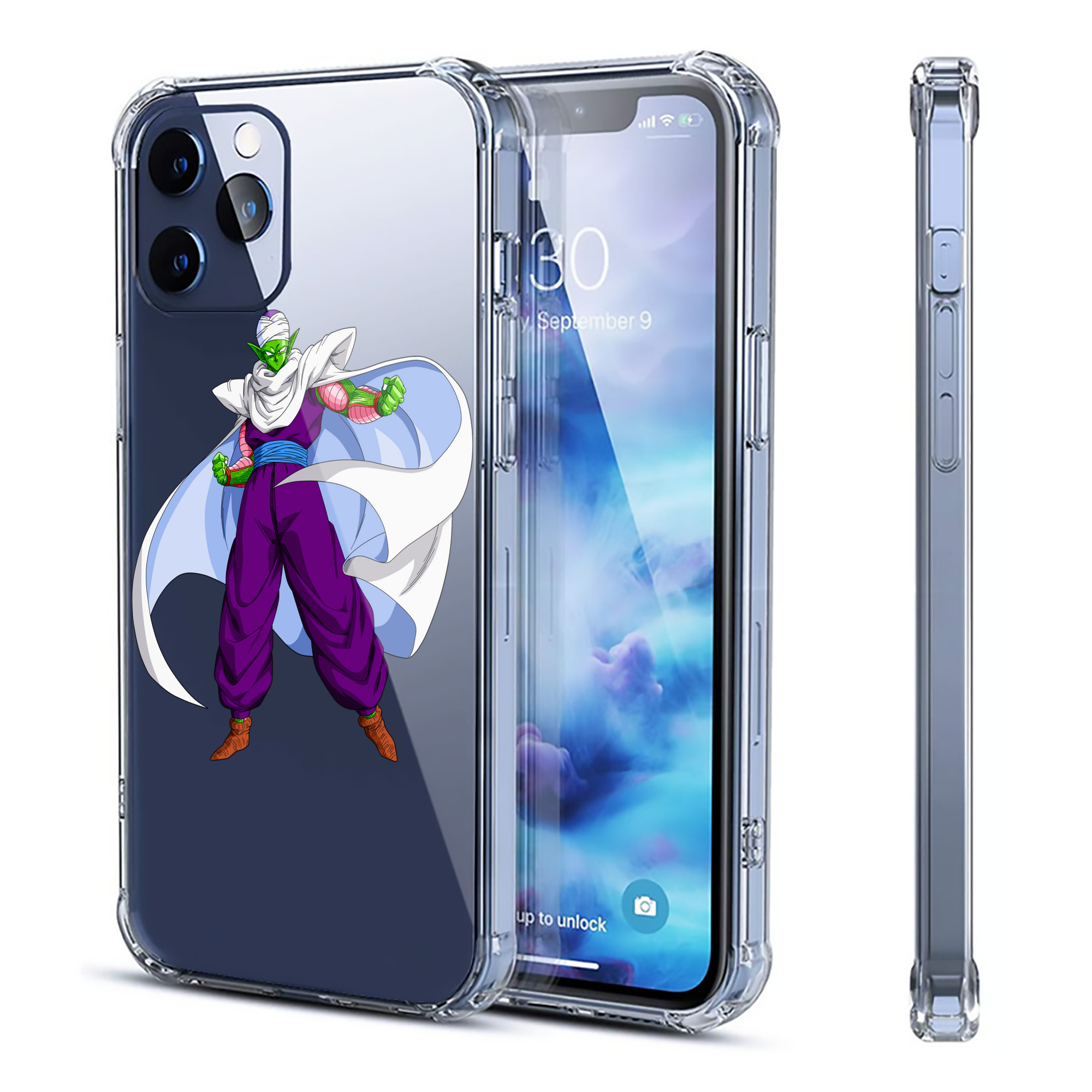 （画像用） ドラゴンボール ピッコロ DRAGON BALL Piccolo 【iPhone 12シリーズ対応】透明スマホケース（クリアソフトケース）